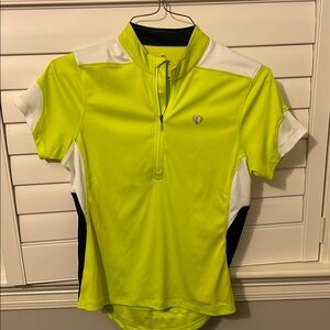 Ladies Pearl Izumi Yellow Cycling Shirt